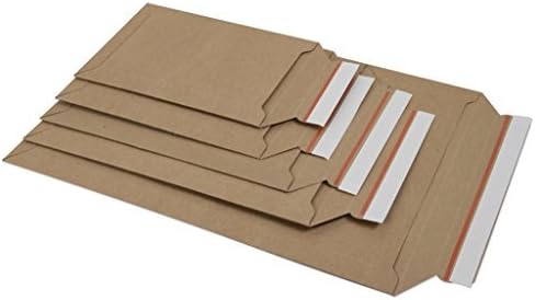 Versandtaschen braun aus Vollpappe Karton DIN A3-455x320mm bis 50mm Füllhöhe (PS.205) (75), 75