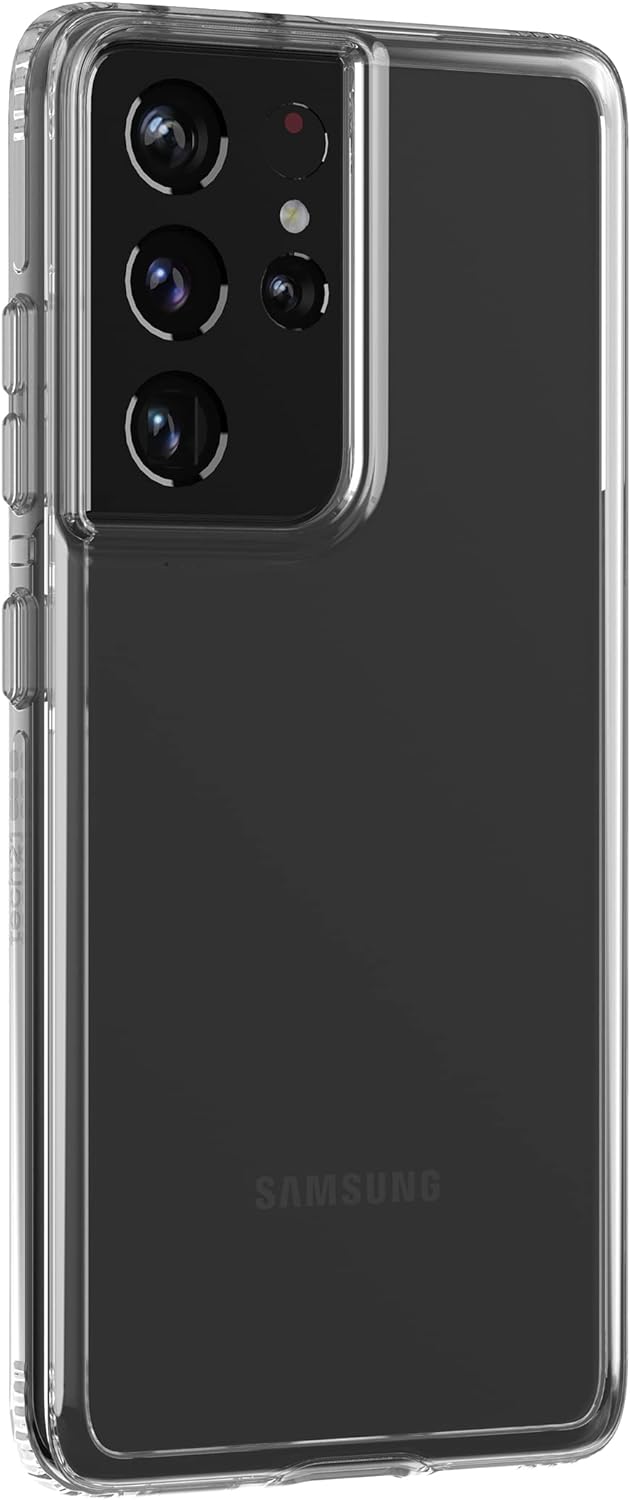 tech21 EvoClear Schutzhülle für Samsung S21 Ultra 5G, 3,6 m, Fallschutz farblos Galaxy S21 Ultra 5G,