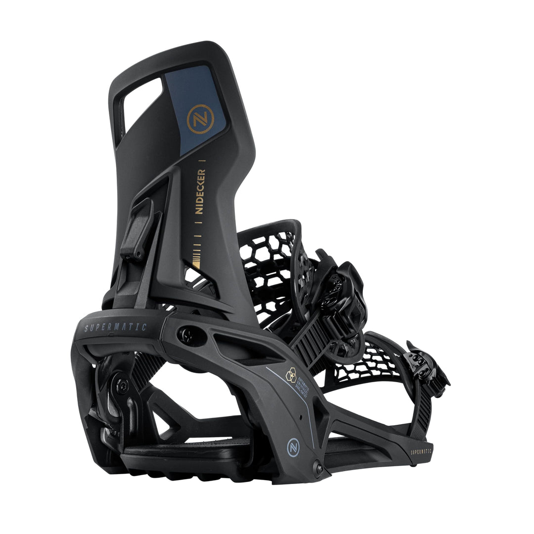 NIDECKER SUPERMATIC Bindung 2024 Black Schwarz M (4.5-8.5), Schwarz M (4.5-8.5)