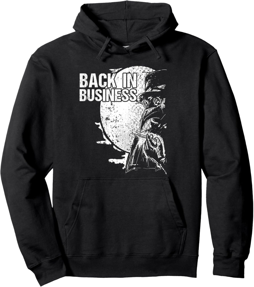 Pestdoktor Zurück Im Geschäft Mittelalter Doktor Steampunk Pullover Hoodie
