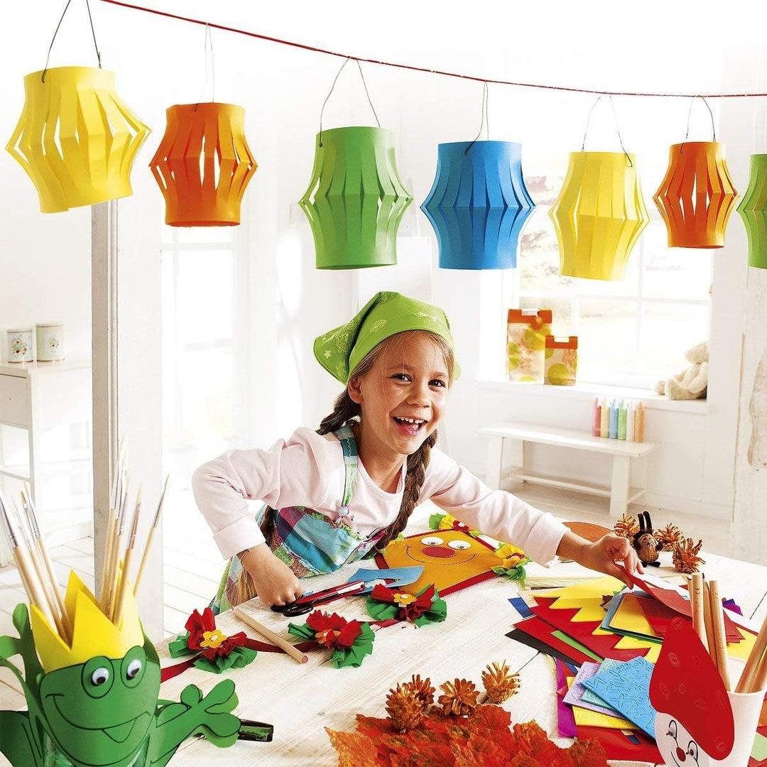 folia 940 - Bastelpapier - Set Ganzjahr, 323 Teile - Kreativset für Kinder und Erwachsene mit versch