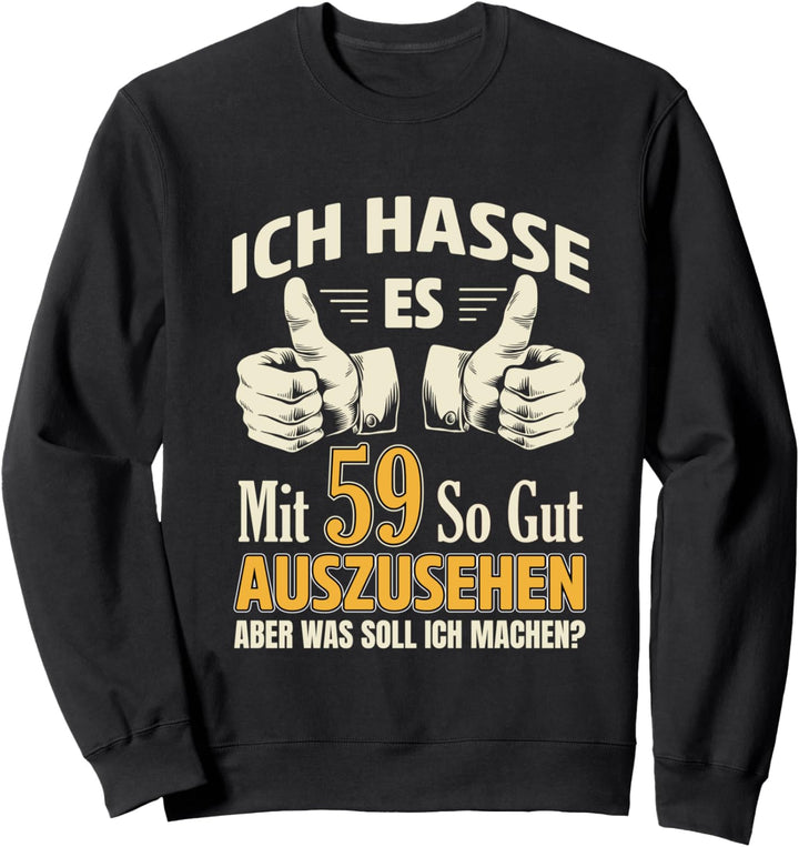 59 Birthday Man Woman 59 Years 1965 Saying Decoration Gift Sweatshirt