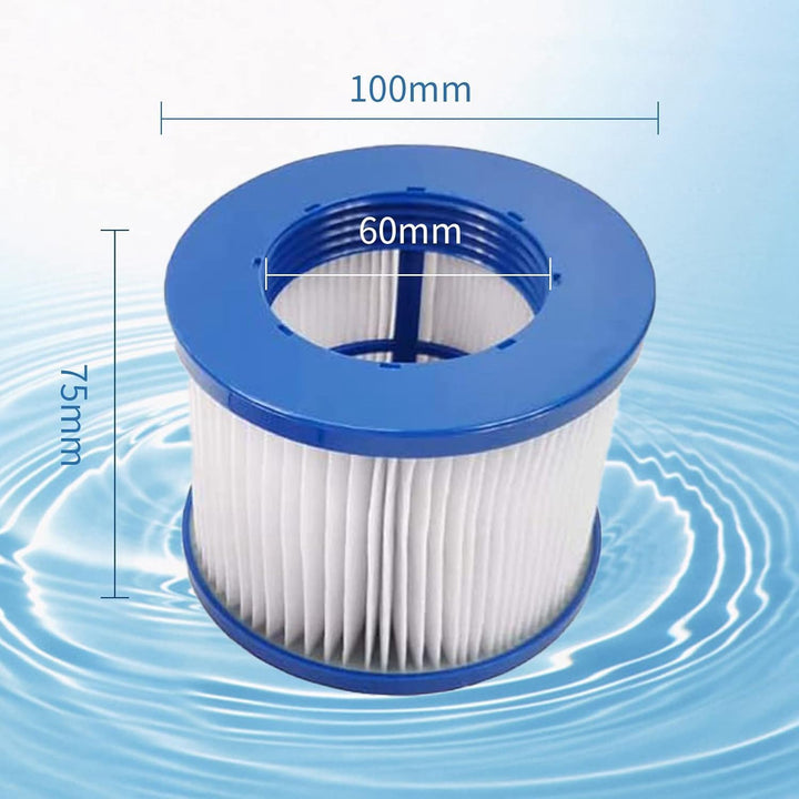 Filterkartuschen für aufblasbares Spa,filterkartusche für spa zubehör,Clever Spa Filter 75 * 100 mm