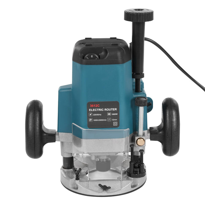 MINRS Oberfräse 2200W Holzfräse Elektrische, Oberfräse Trimmer Einhandfräse 6,35-12,7mm Durchmesser