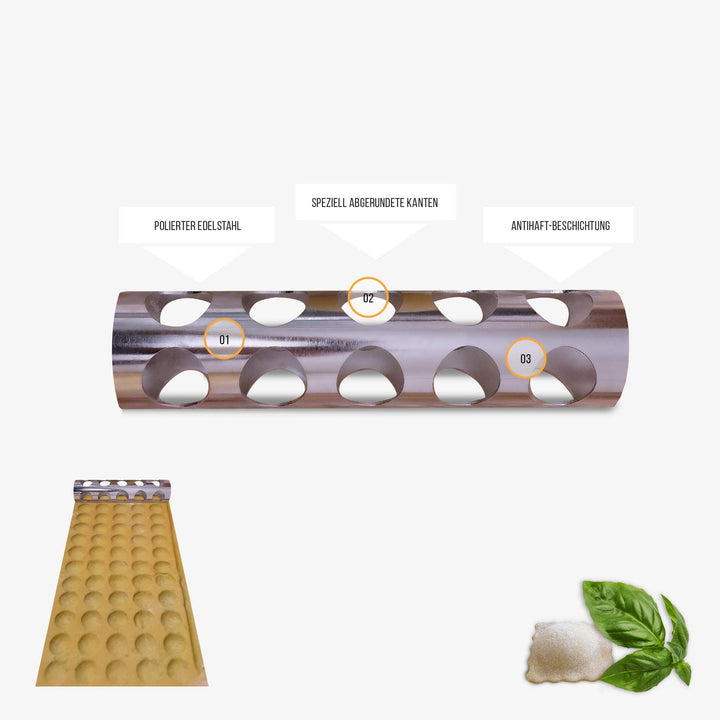 Premium Edelstahl Ravioli-Roller