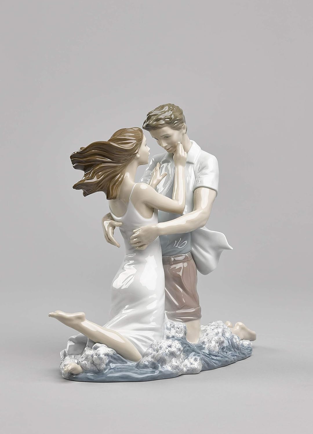 LLADRÓ Paar Figur Der Zauber Der Liebe. Paar. Porzellan.