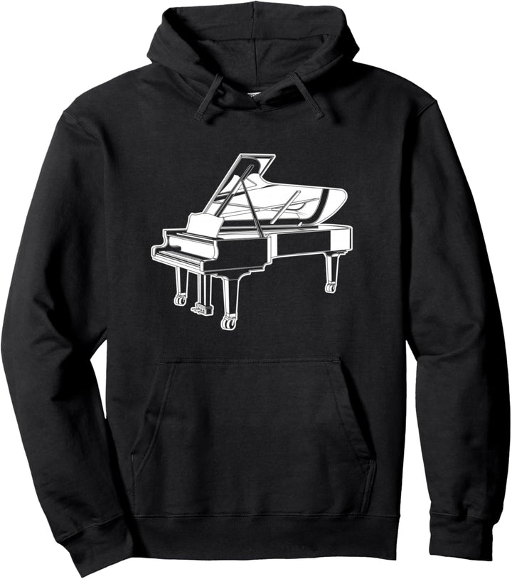 Flügel Klavier Pullover Hoodie