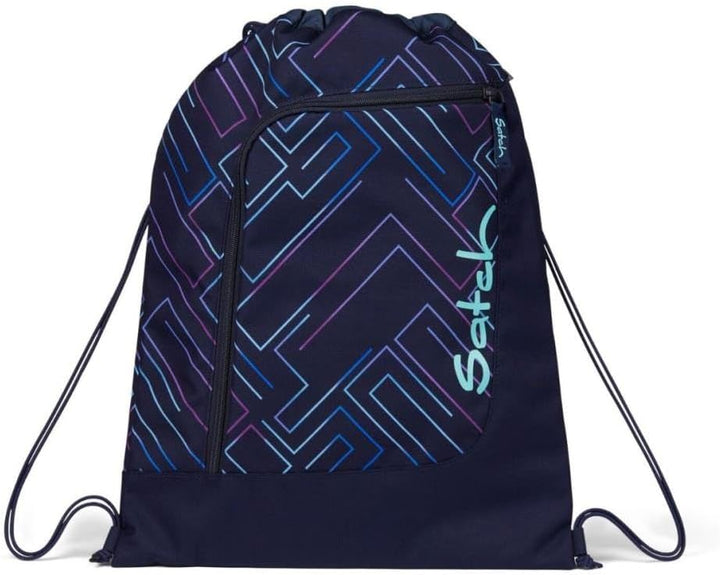 Satch Match Pencil Slider Light Edition Schulrucksack Set 3tlg. inkl. Sportbeutel Purple Laser, Purp