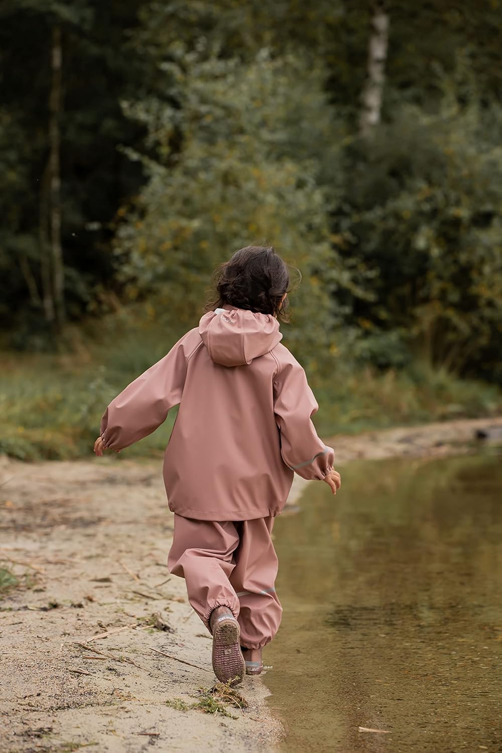 Celavi Unisex Basic Rainwear Set-Solid Pu Regenjacke, 100 Brown