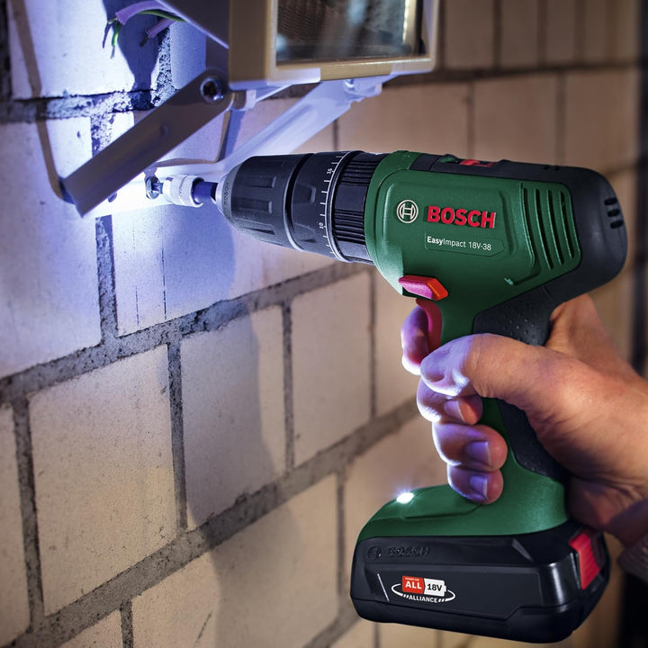 Bosch Akkuschrauber EasyDrill 18V-38 (1x Akku 2,5 Ah; 18 Volt System; im Koffer) 38 Nm | 10mm Bohrfu
