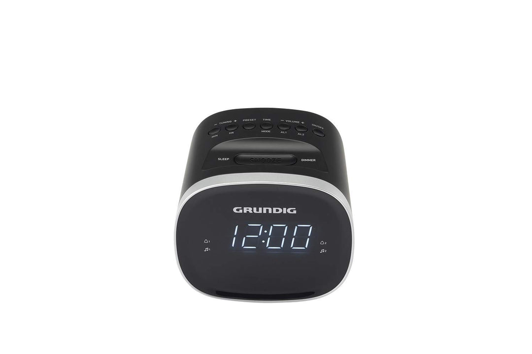 Grundig Sonoclock 2000 Wecker Schwarz/UKW-Tuner/Weckfunktion/Sleep Funktion