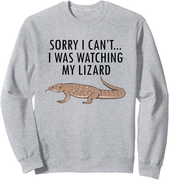 Niedliche Eidechse Reptilie Haustier Echse Sweatshirt