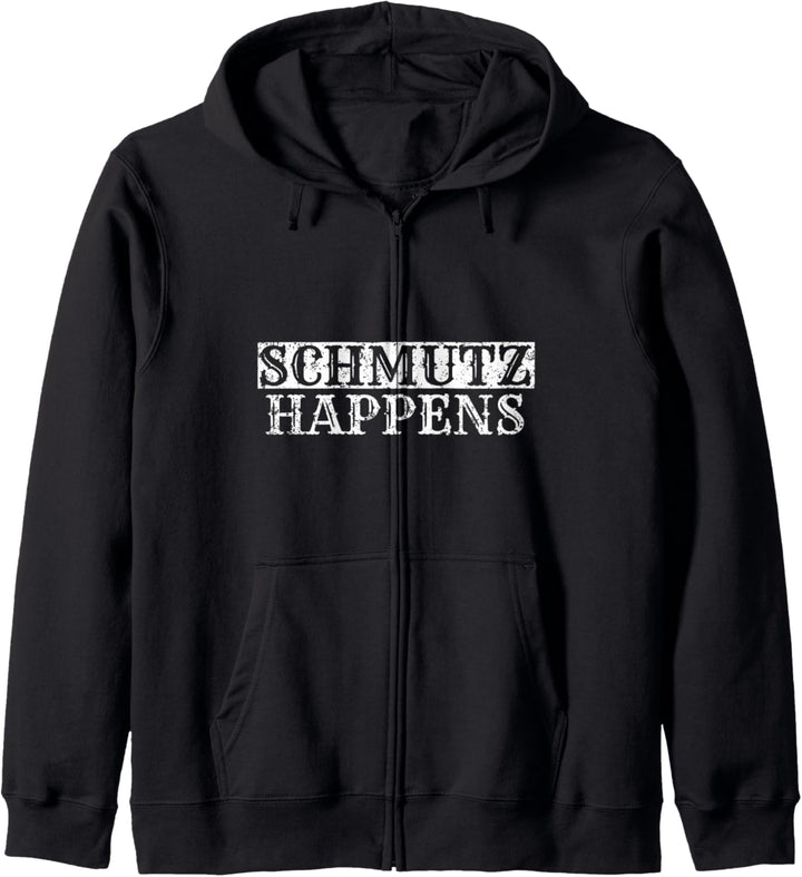 Yiddish Schmutz Happens Schabbat Shalom Hanukkah Channukah Kapuzenjacke