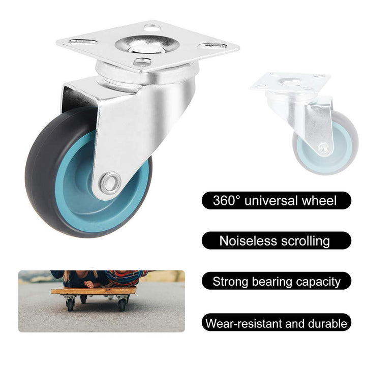 50mm Transportrollen Lenkrollen Schwerlastrollen Strandkorbrollen Möbelrollen Apparaterollen Tragfäh