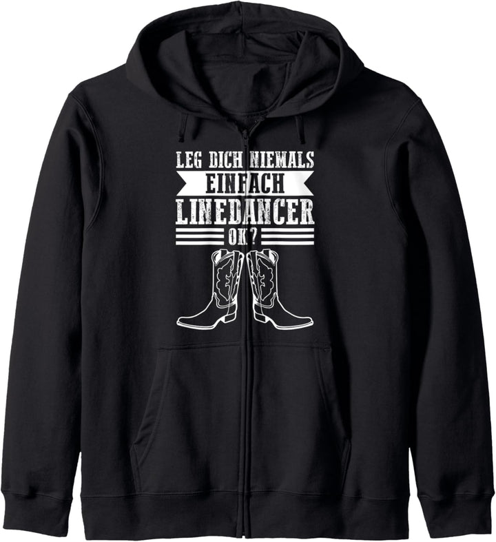 Linedancing Line­dance Tanzen Kapuzenjacke
