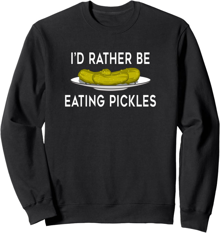 Essen Essiggurken Lustige Essiggurken Gemüse Sweatshirt
