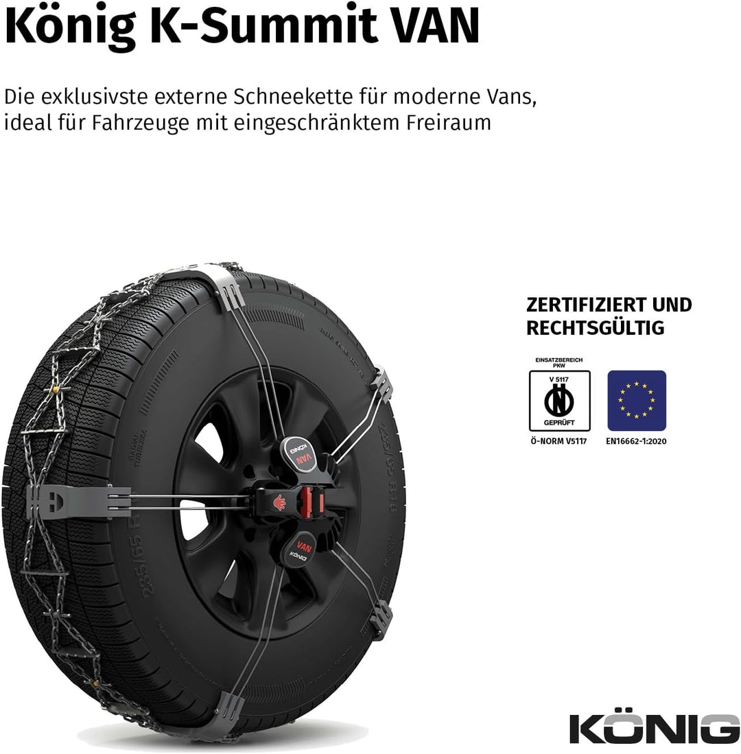 KÖNIG K-Summit VAN K84 - Schneeketten, 2