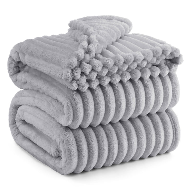 BEDSURE Kuscheldecke Flauschig Decke Fleecedecke – Weiche Warme Grobe Korddecke Gemütlicher Sofadeck