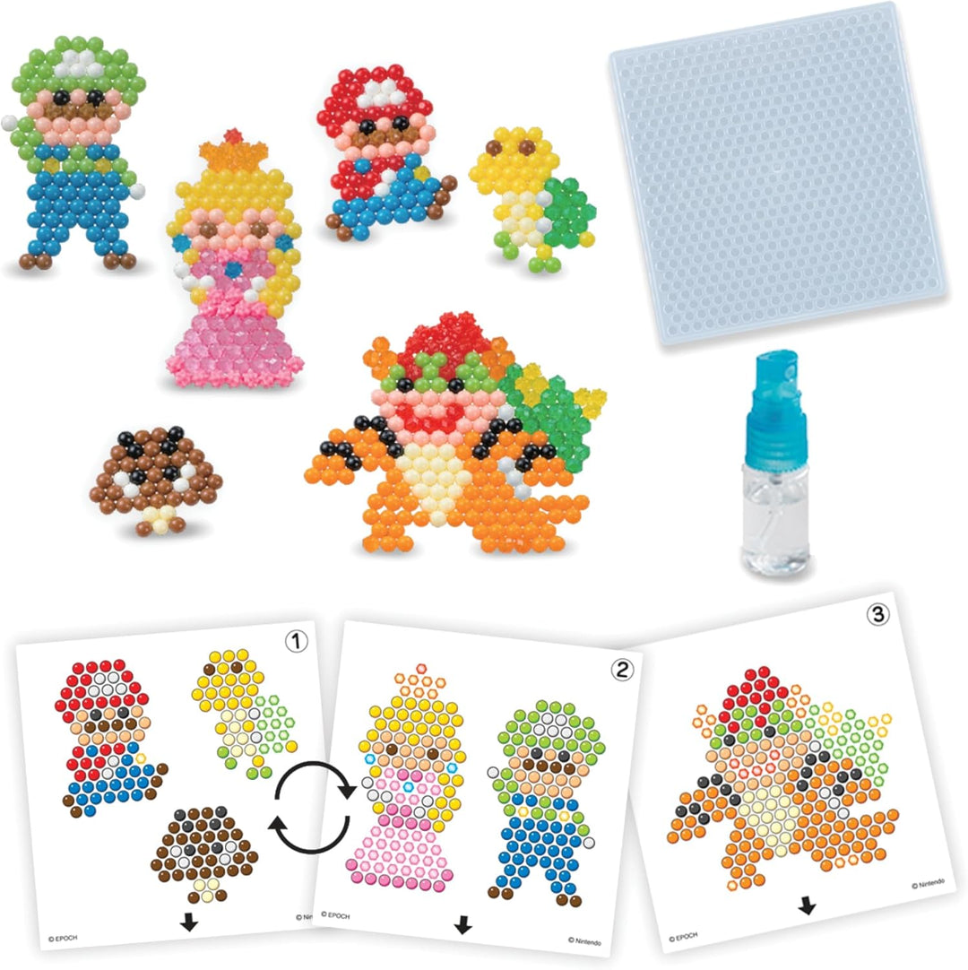 Aquabeads 31946 Super Mario™ Sternperlen Set - Bastelset, Bunt Single, Single