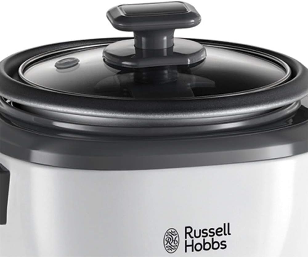 Russell Hobbs Reiskocher klein [medium] 0,8l (inkl. Dampfgarer-Einsatz, Warmhaltefunktion, antihaftb