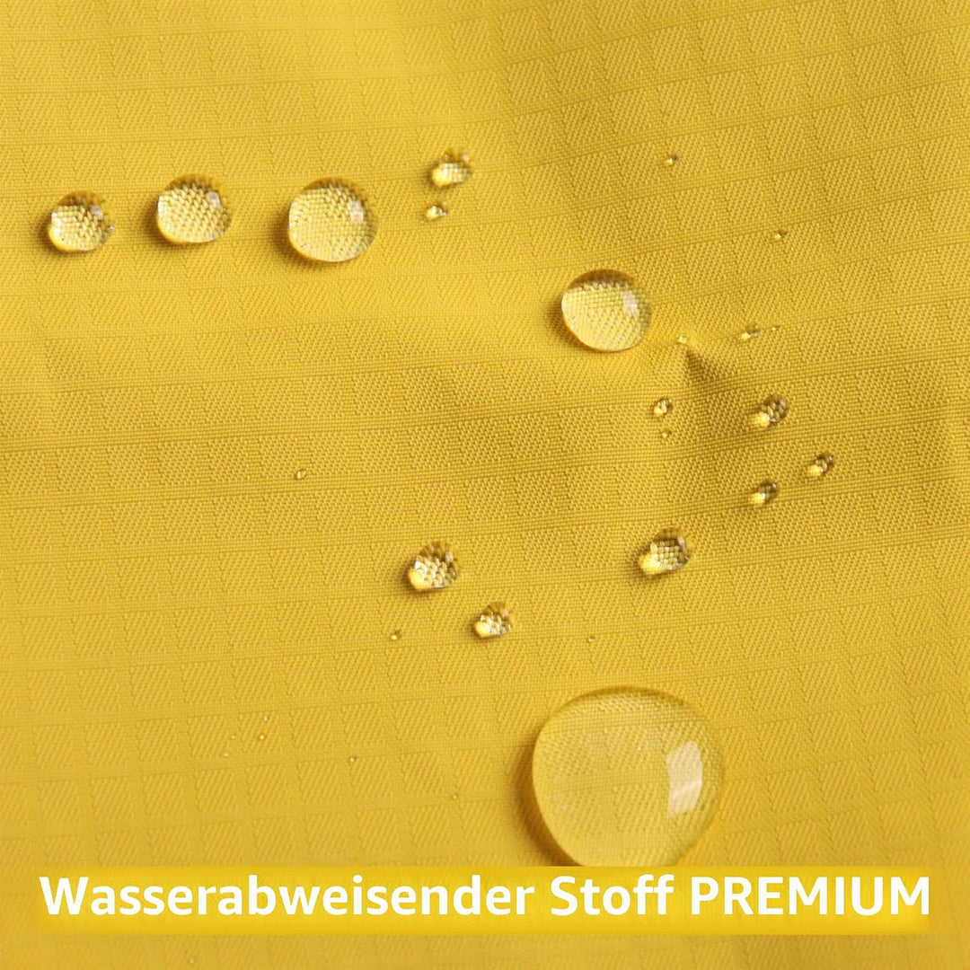 Premium-Regenmantel mit Kapuze für Mittelgrosse Hunde, Outdoor-Sport, Wasserdichte Regenjacke, Welpe