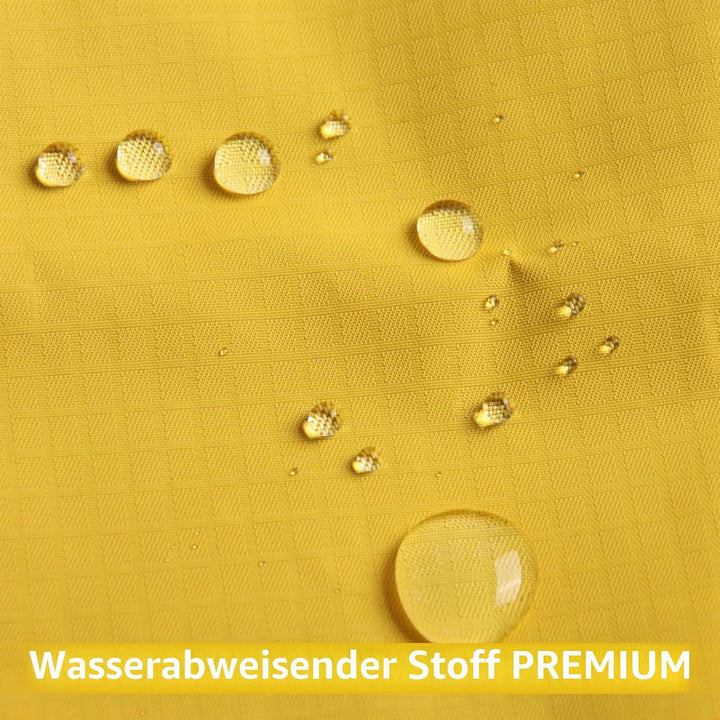Premium-Regenmantel mit Kapuze für Mittelgrosse Hunde, Outdoor-Sport, Wasserdichte Regenjacke, Welpe