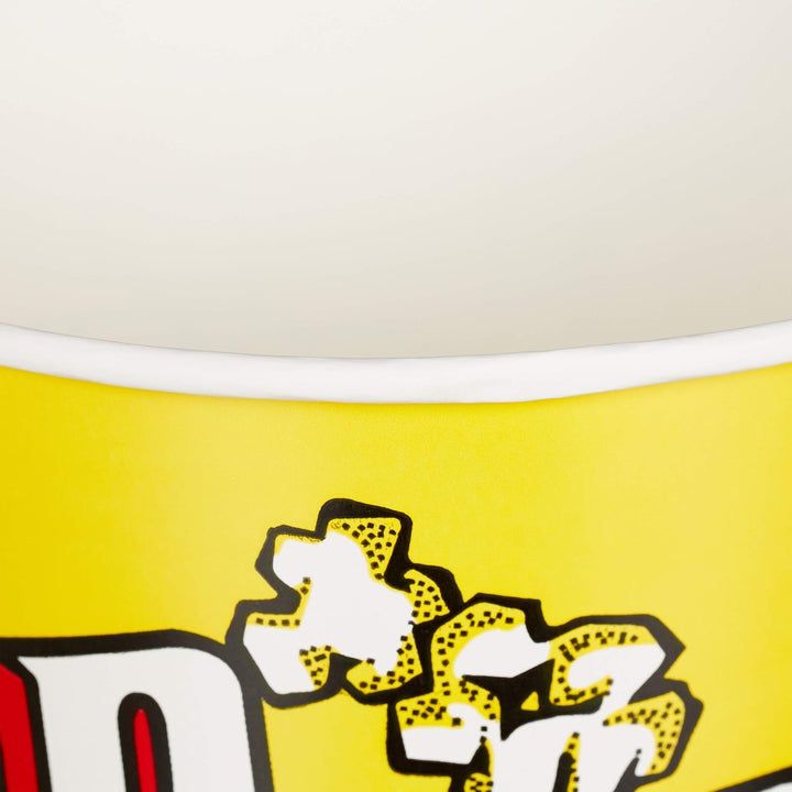 Relaxdays 12 x Popcorn Eimer, Popcorn Behälter Kunststoff, Popcornkübel wiederverwendbar, 2,8 l, Ret