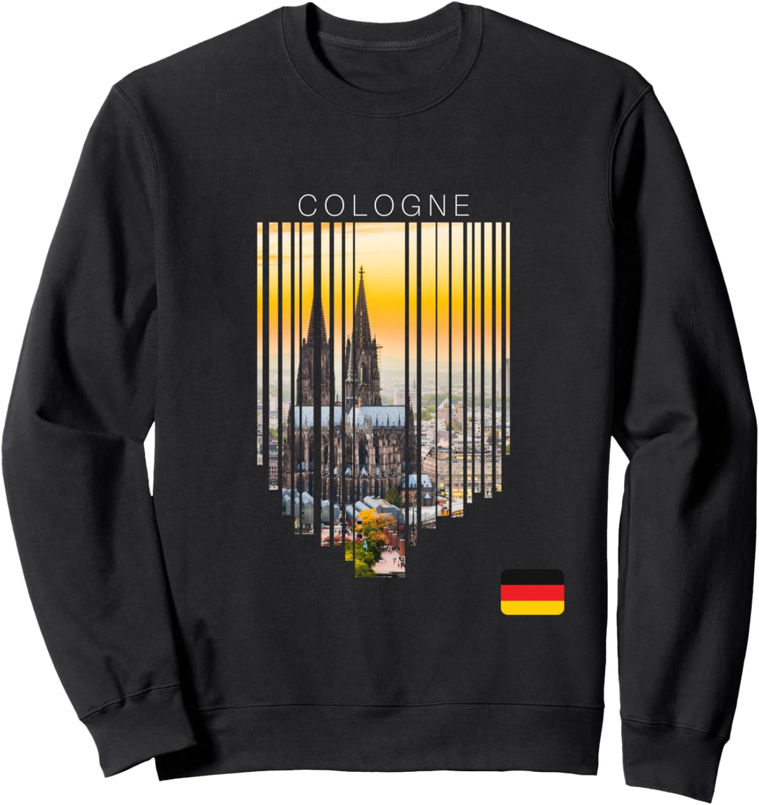 Köln Deutschland Flagge Sweatshirt