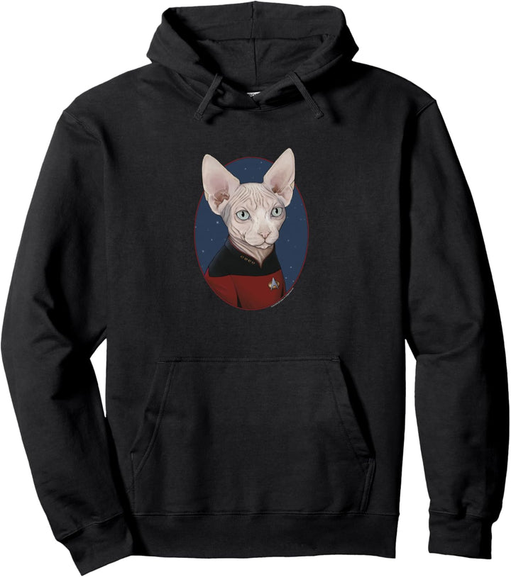 Star Trek Next Generation Sphinx Cat Picard Pullover Hoodie