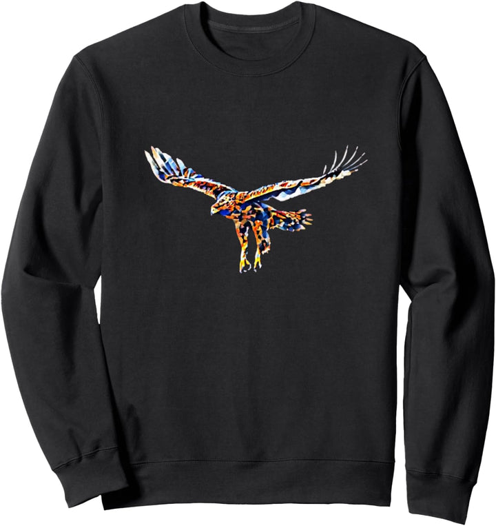 Adler Raubvogel Motiv Vögel Tiere Krallen Schnabel Design Sweatshirt