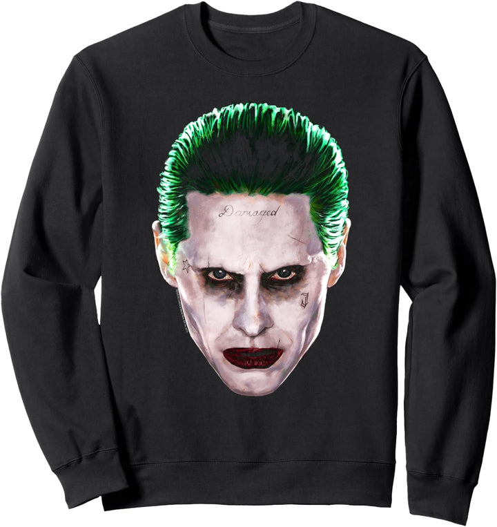 Suicide Squad Joker Head Sweatshirt