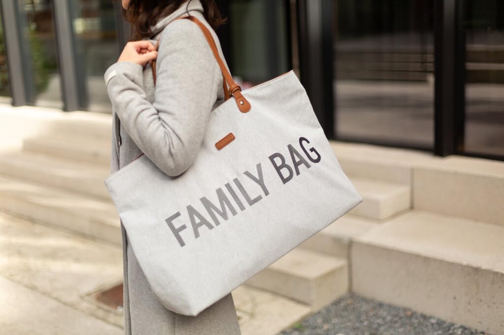 Childhome, Family Bag, Wickeltasche, Reise-/Wochenendtasche Grau, Grau