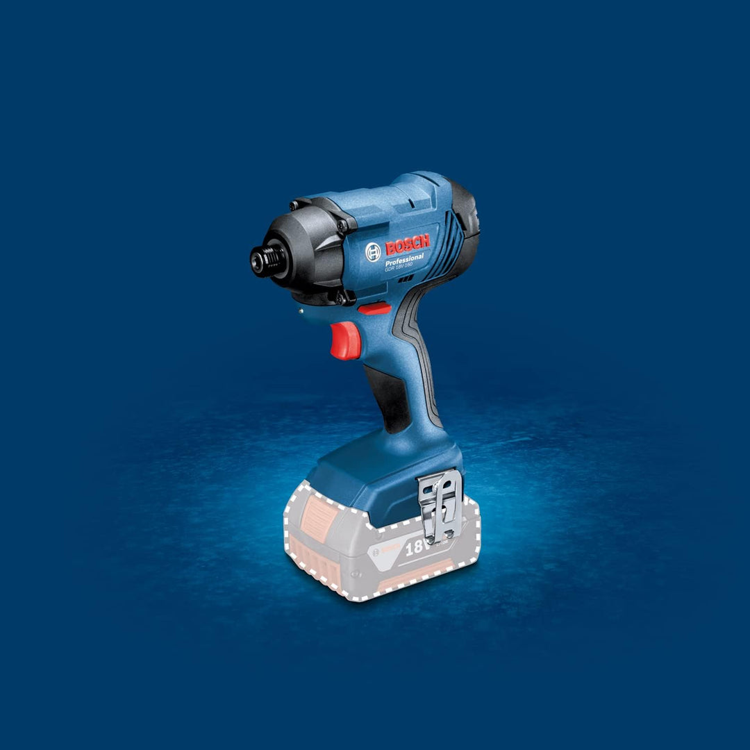 Bosch Professional 18V System Akku Drehschlagschrauber GDR 18V-160 (ohne Akkus und Ladegerät, 1/2 L-