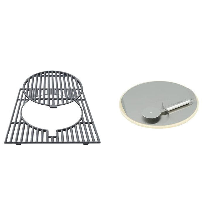 Campingaz Culinary Modular Grillrost matt - 3 & 4 Series Modelle 45 x 39 cm Schwarz & Pizzastein für