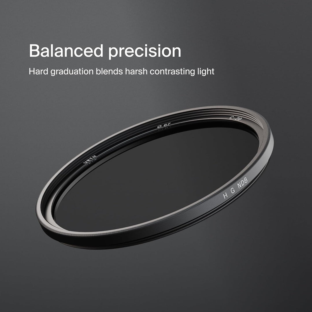 Urth 62 mm Grauverlaufsfilter Hard ND8 GND Filter (Plus+) 62mm, 62mm