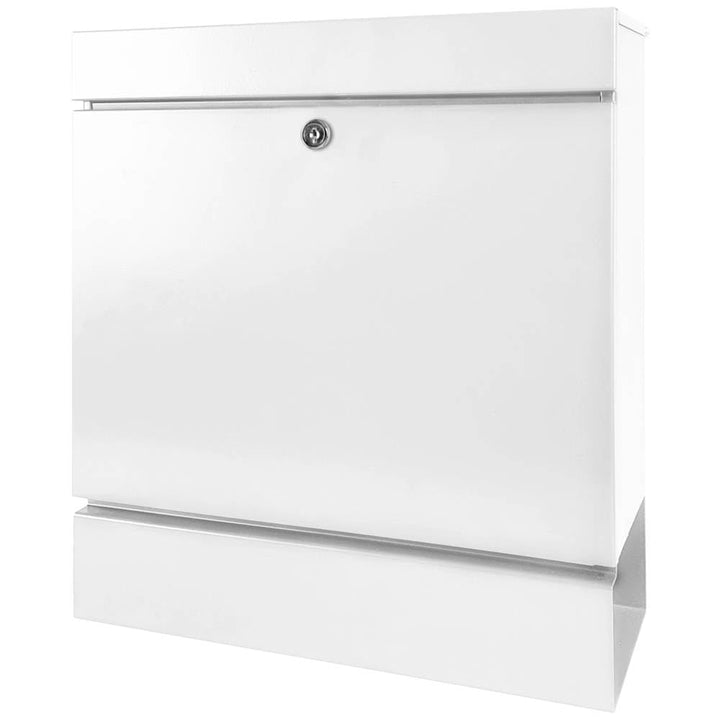 BURG-WÄCHTER Briefkasten Edelstahl mit Zeitungsbox, DIN C4 Einwurf-Format, Mit 2 Schlüssel, Seattle