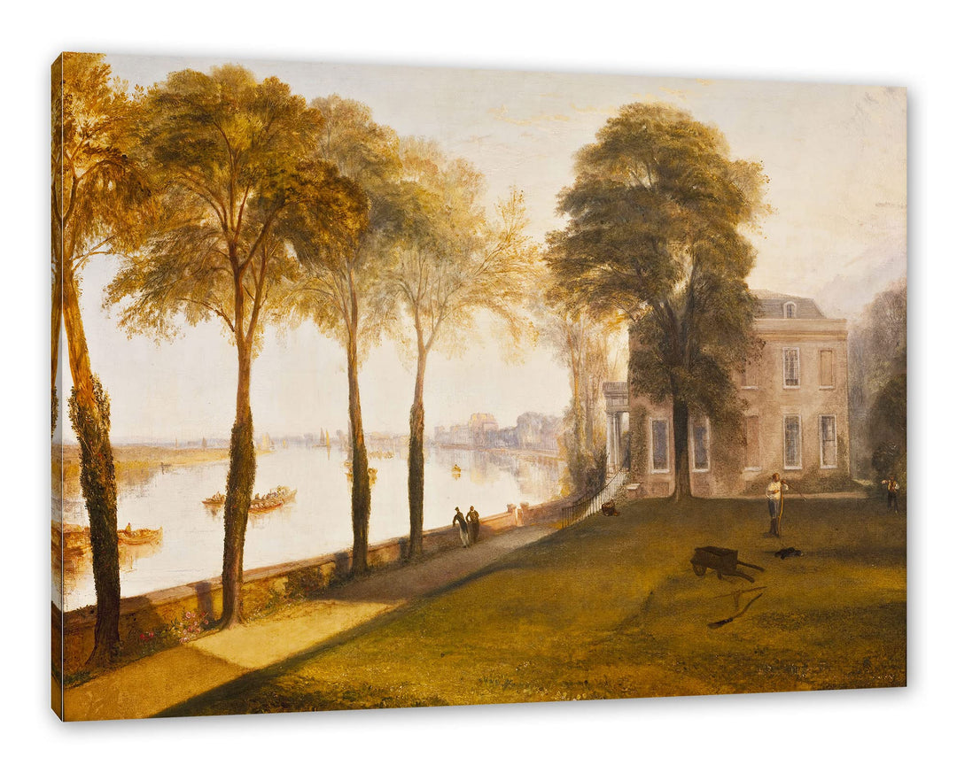 Generisch William Turner - Mortlake Terrace Early Summer Morning als Leinwandbild / Grösse: 100x70 c