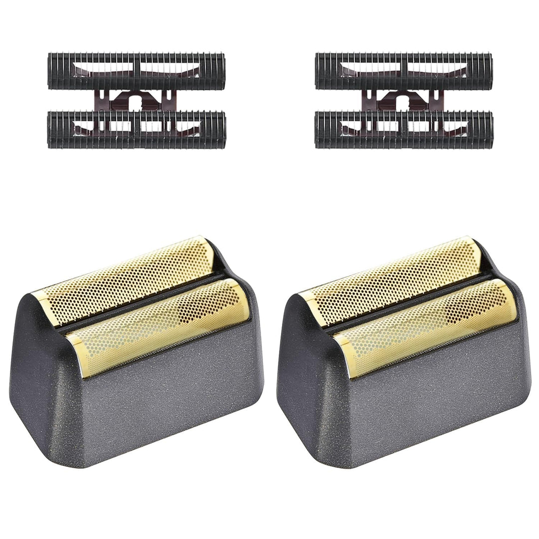 Ersatz Rasierköpfe kompatibel mit Wahl Foil Shaver (Black/2) Schwarz / 2, Schwarz / 2