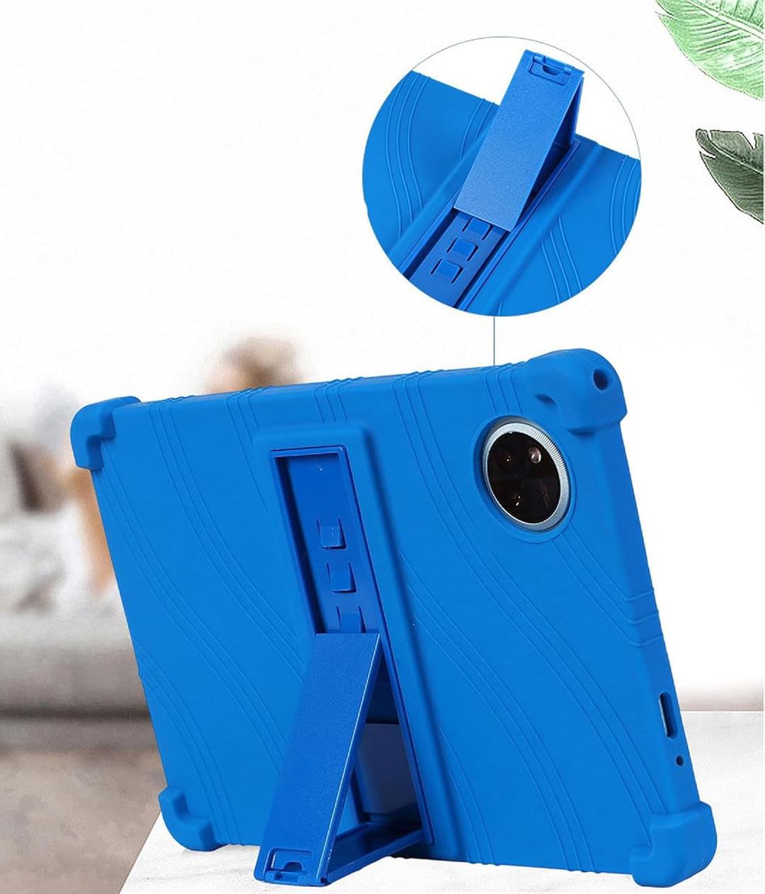 GIOPUEY Hülle Kompatibel mit DOOGEE Tab A9 Plus/A9 Pro Plus/A9+/A9 Pro+ - mit Ständer - Weiche TPU S