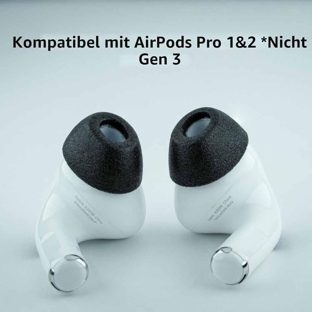 Comply Premium Schaumstoff-Ohrpassstücke, kompatibel mit AirPods Pro, Version 2.0, kleine Grösse, 3