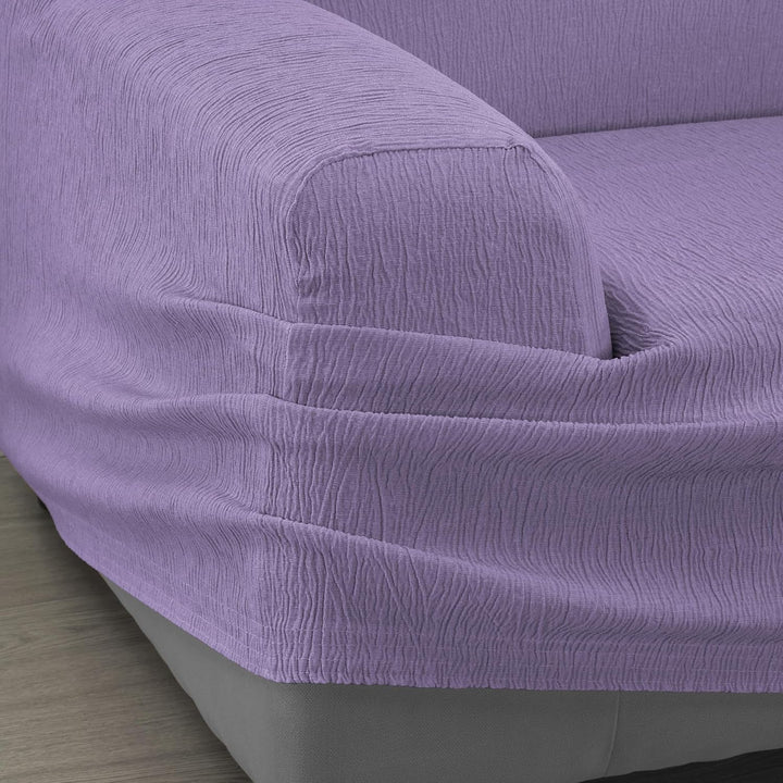 Martina Home Emilia Elastischer Sofabezug für 3-Sitzer, Lila, 170 bis 220 cm breit 3 Sitzer Lila, 3