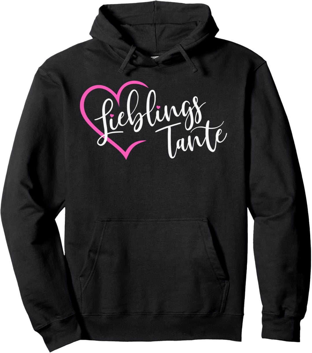 Tante Lieblingstante Patentante Herz Pink Tante Geschenk Pullover Hoodie