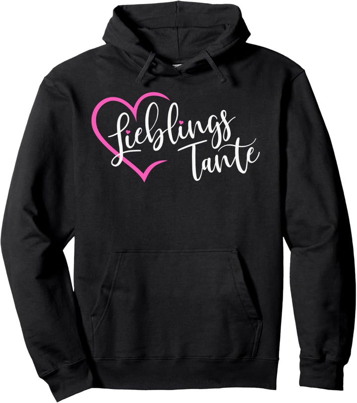 Tante Lieblingstante Patentante Herz Pink Tante Geschenk Pullover Hoodie