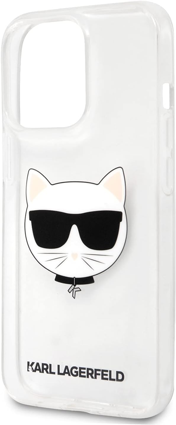 KARL LAGERFELD KLHCP13XCTR Hülle für iPhone 13 Pro Max 6,7" transparent Choupette Head