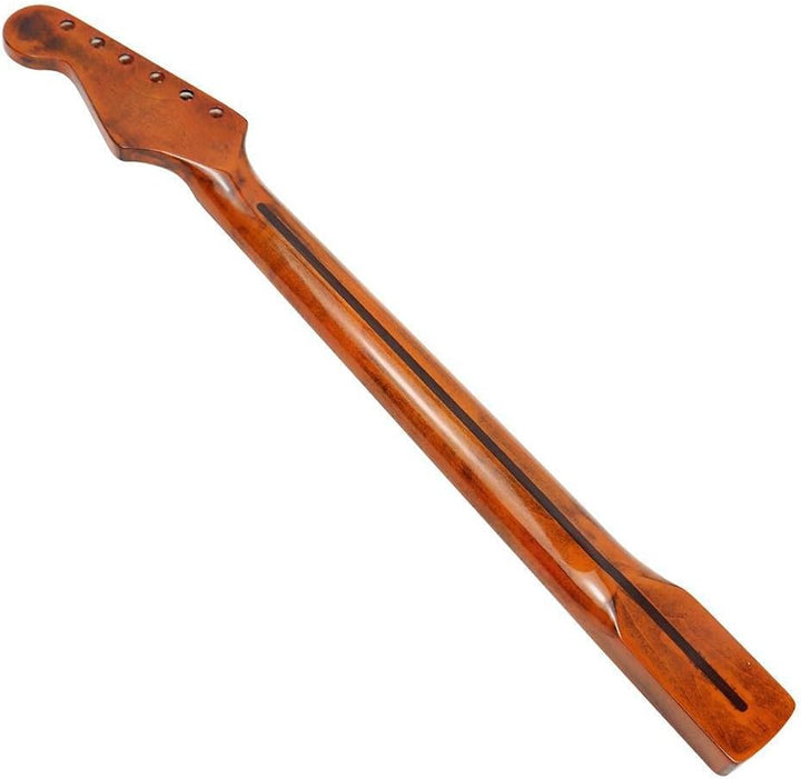 BTSEURY 22 Bünde E-Gitarre Hals Ahorn Gitarre Hals Griffbrett kompatibel für ST E-Gitarre
