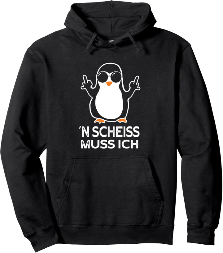 Cool Pinguin Tierschützer Veganer Vegetarier Pullover Hoodie