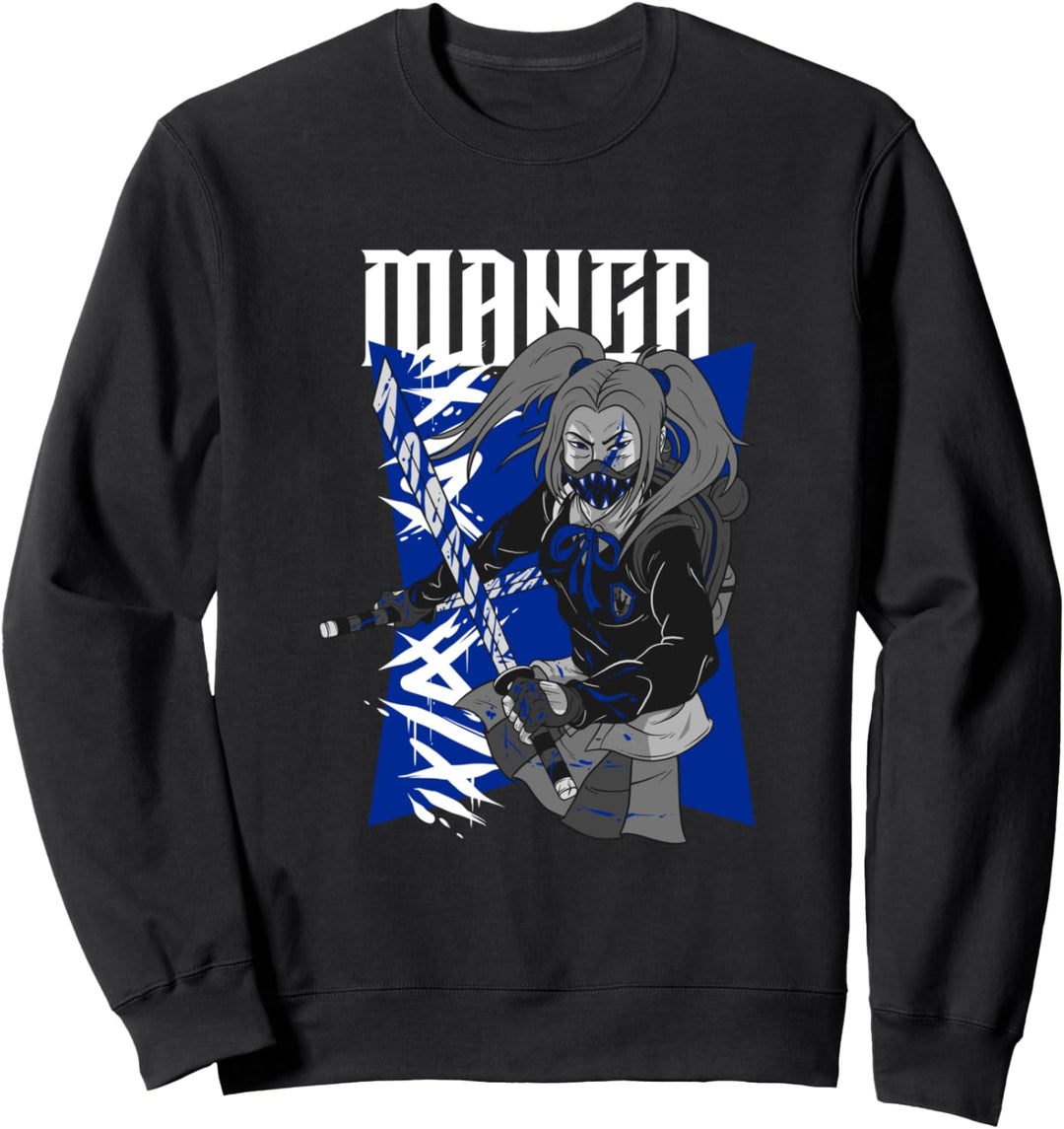 Manga Samurai Anime Girl Kawaii Weeaboo Zettai Sweatshirt