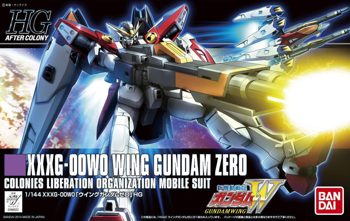 Bandai Hobby HGAC Wing Gundam Zero Model Kit (1/144 Scale)