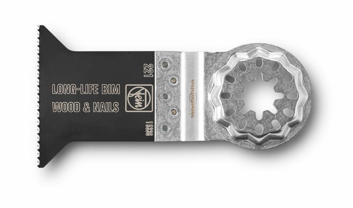 FEIN E-Cut Long-Life-Sägeblatt, Ve. 10 St., Breite 50 mm, Länge 50 mm, Aufnahme Starlock, Bi-Metall