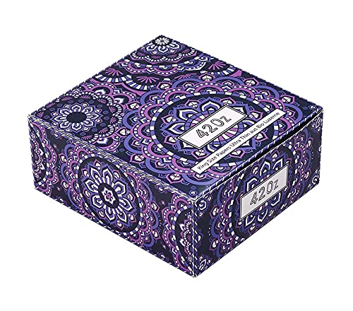 420z King Size Ultra Thin Papers aus Bio Luzerne, Grape Sparkle, 33 Blättchen pro Heftchen 1 Box (50